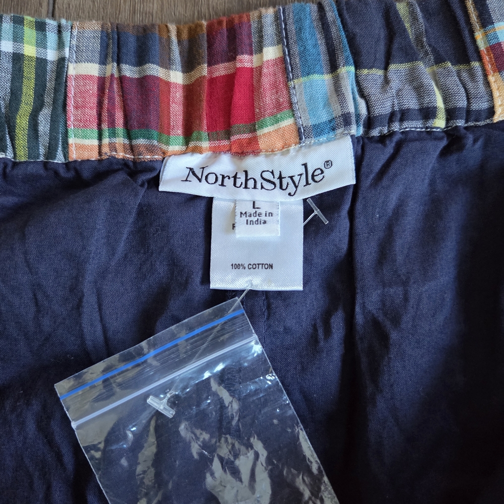 Northstyle Multicolor Madras Patchwork Skort - image 2